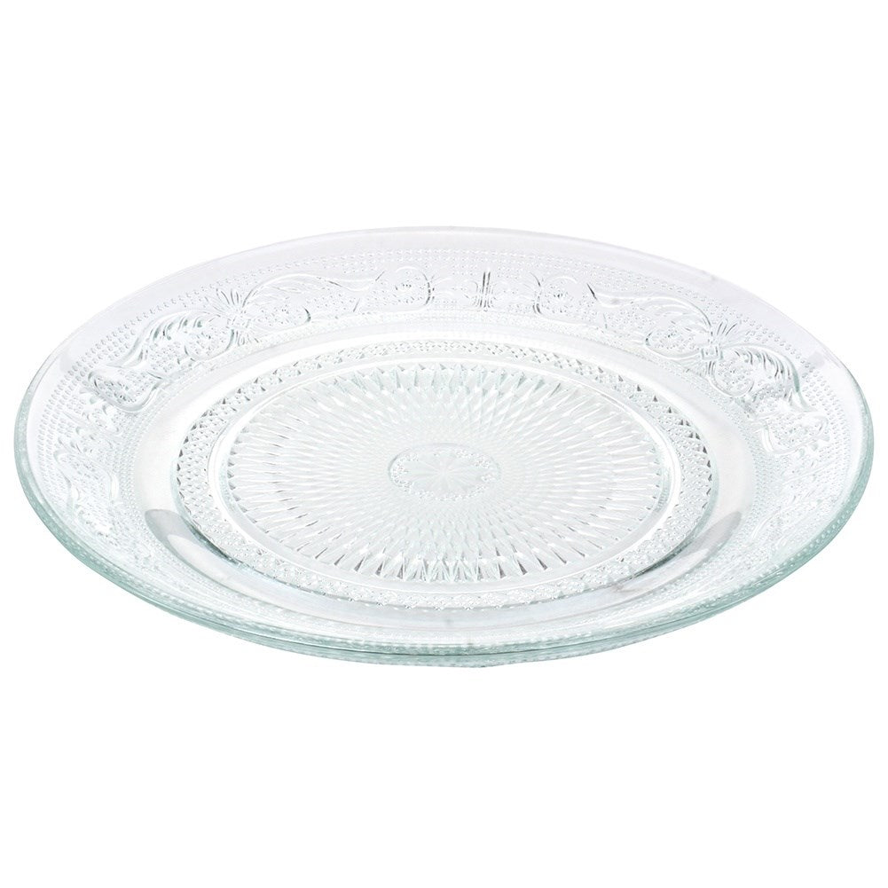 Glass dessert plate 18 cm