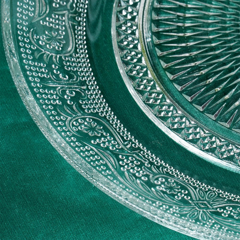 Glass dessert plate 18 cm