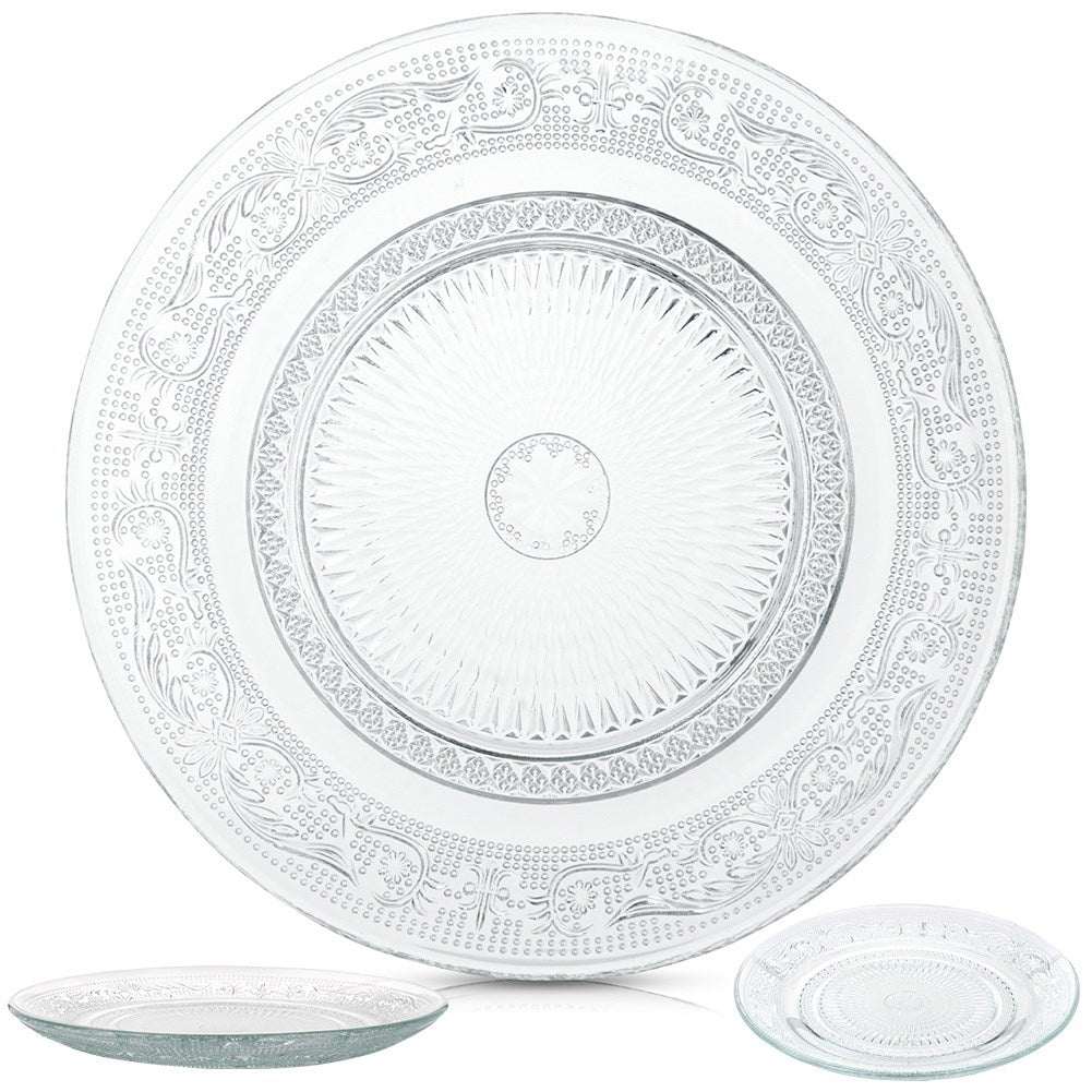 Glass dessert plate 18 cm