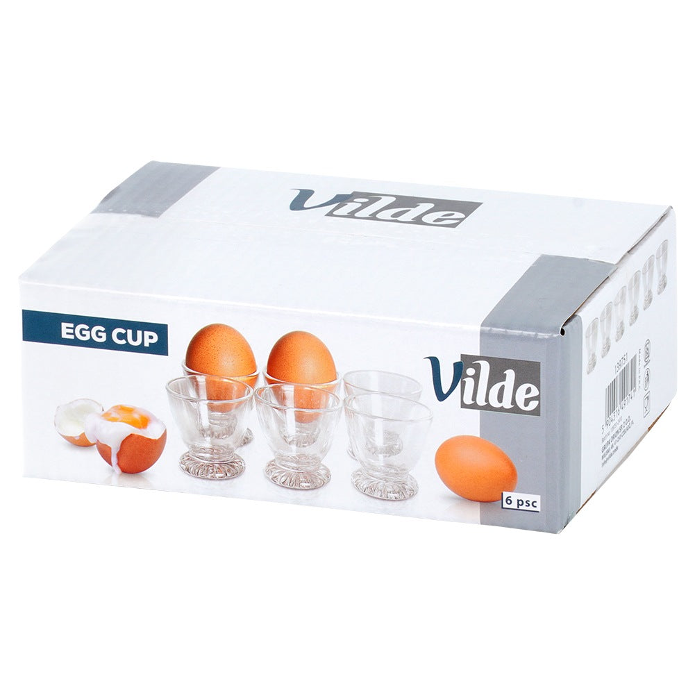 Glass egg holder 6 pcs.
