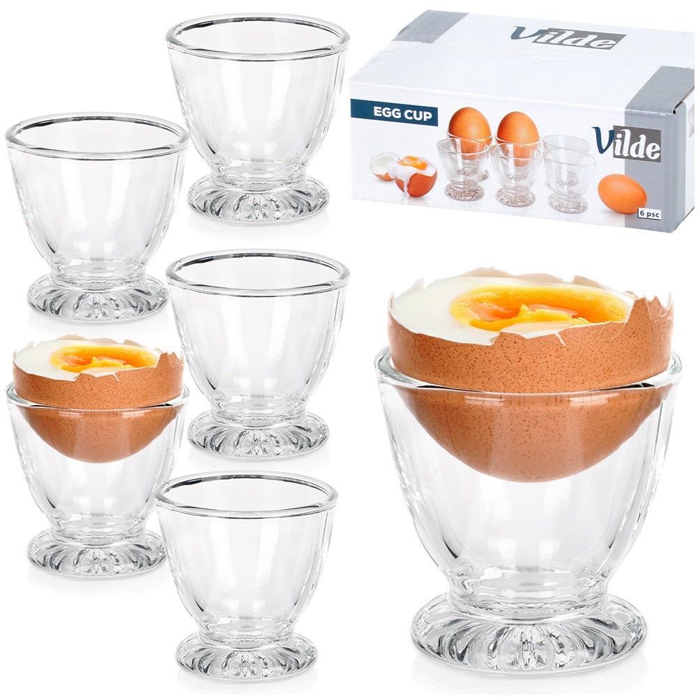 Glass egg holder 6 pcs.