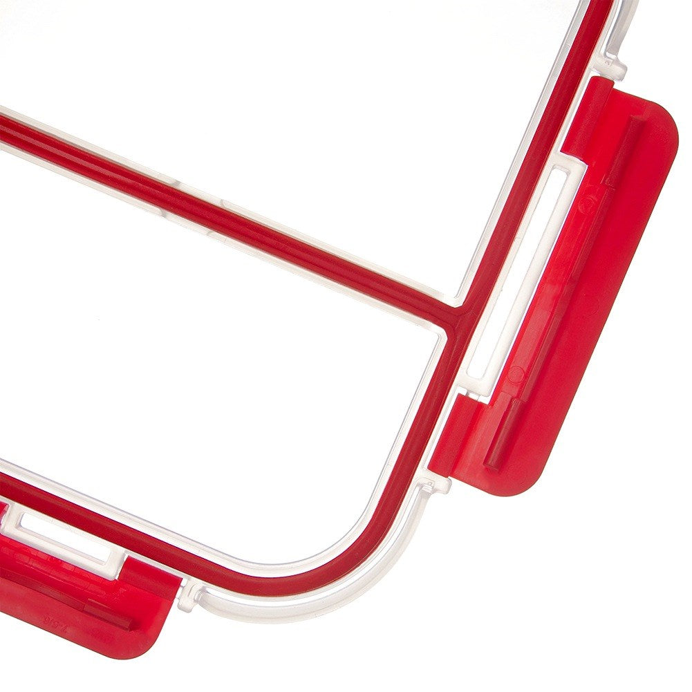Glass food container with lid and seal, divided, 1.3 l