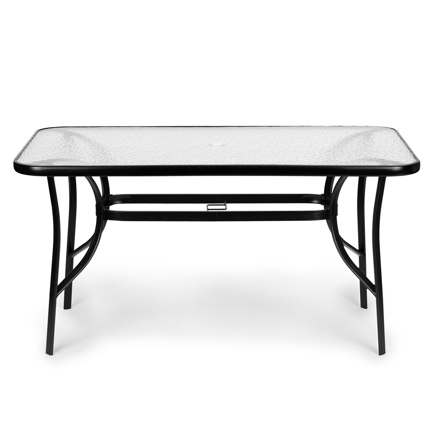 Glass garden table Wave 140x80cm terrace balcony table MultiGarden
