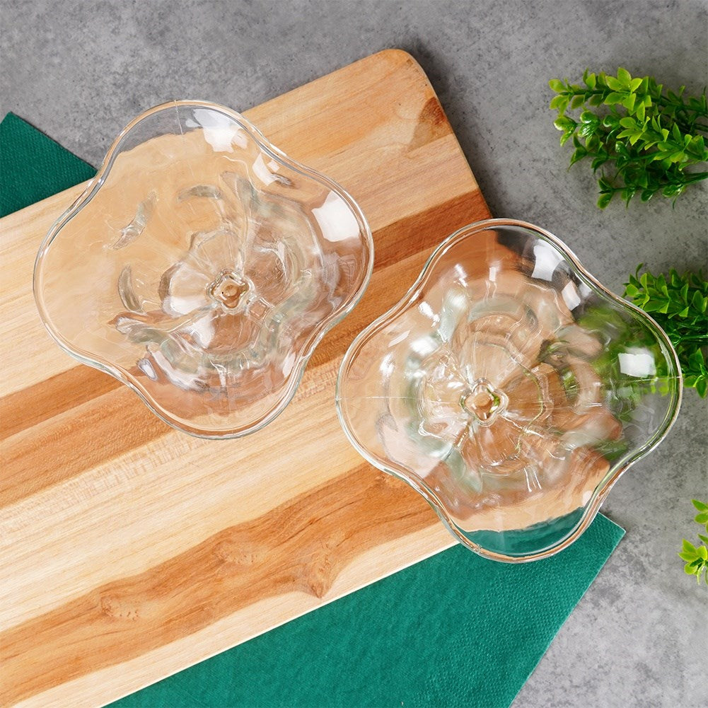 Glass ice cream cups 150 ml 2 pcs.