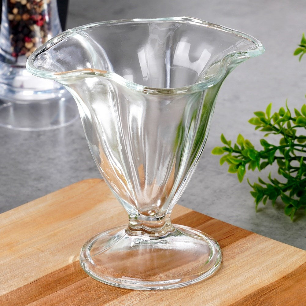 Glass ice cream cups 150 ml 2 pcs.