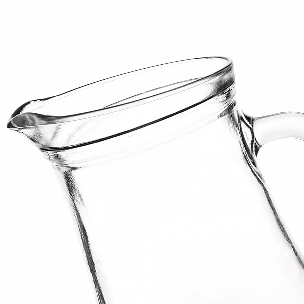 Glass jug for drinks: Water, juice, lemonade, iced tea