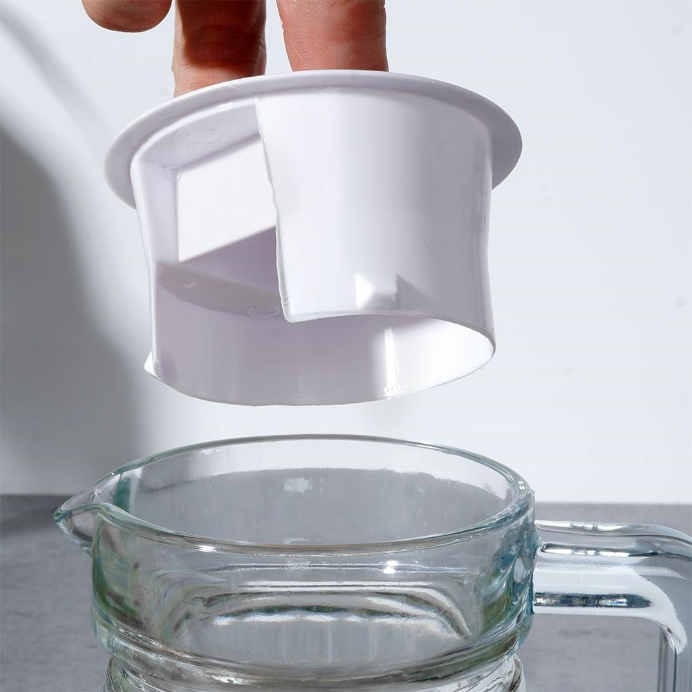 Glass jug with lid for drinks - water, juice, iced tea