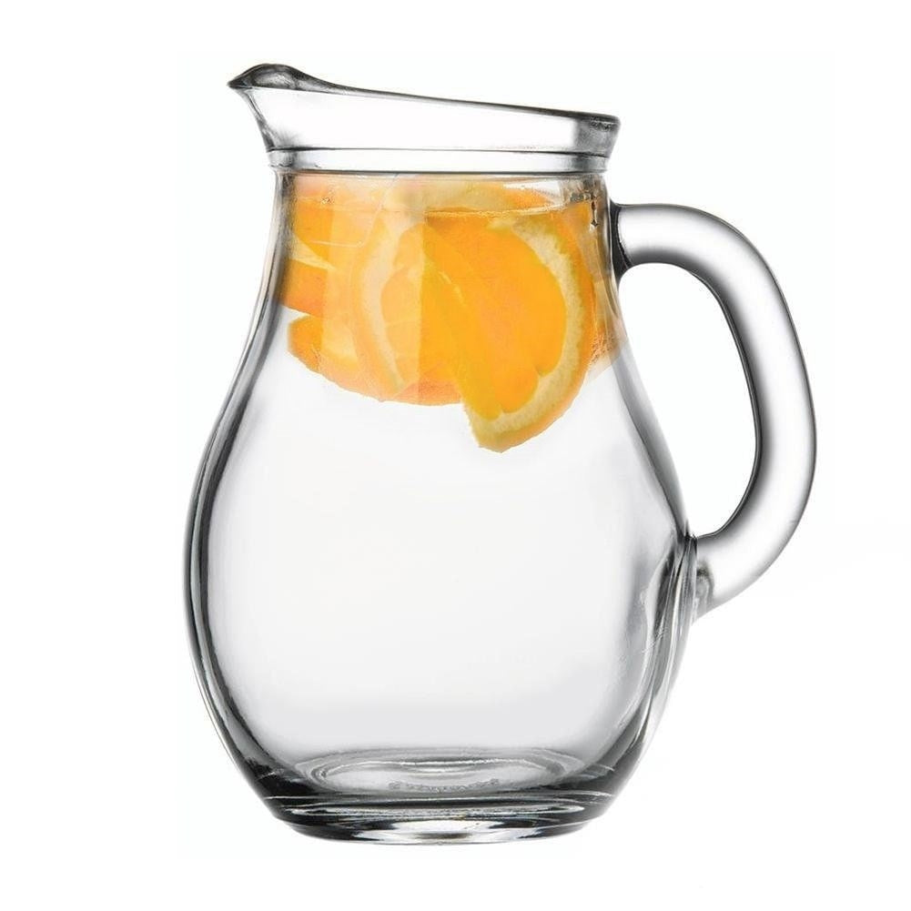Glass jug with pouring spout, handle and measuring indicator 250 ml