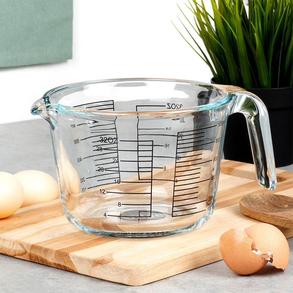 Glass kitchen measuring cup 1 l