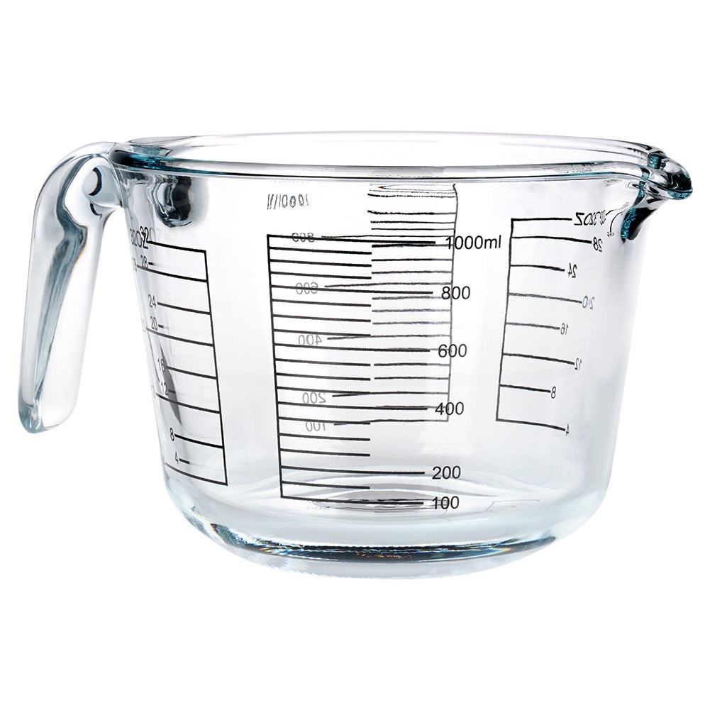 Glass kitchen measuring cup 1 l