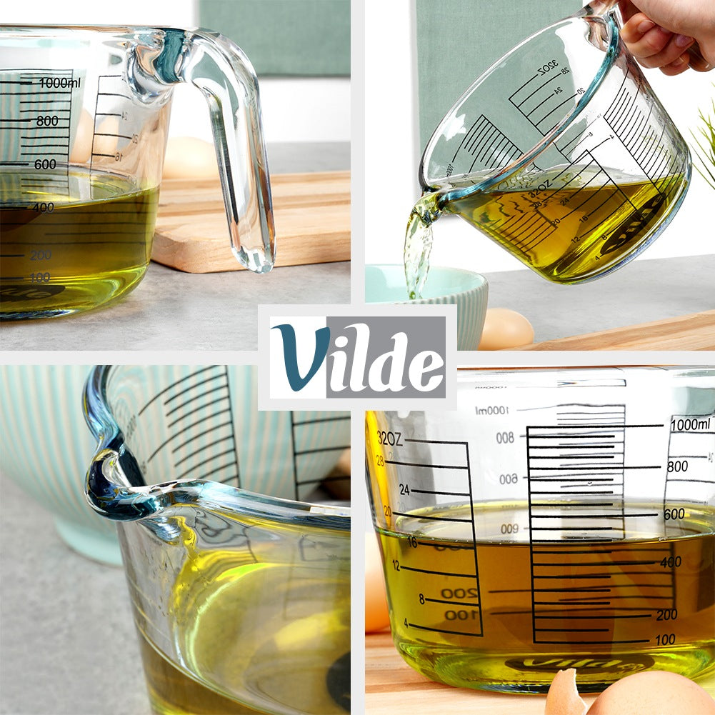 Glass kitchen measuring cup 1 l