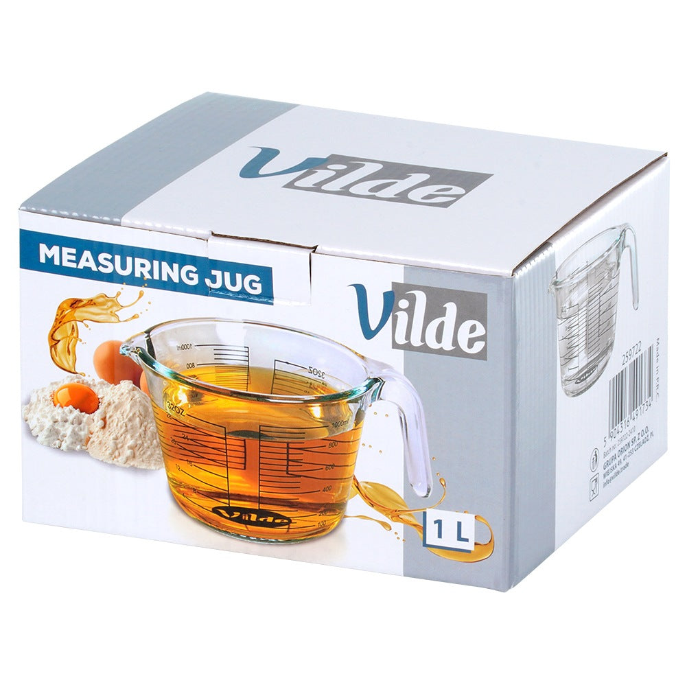 Glass kitchen measuring cup 1 l