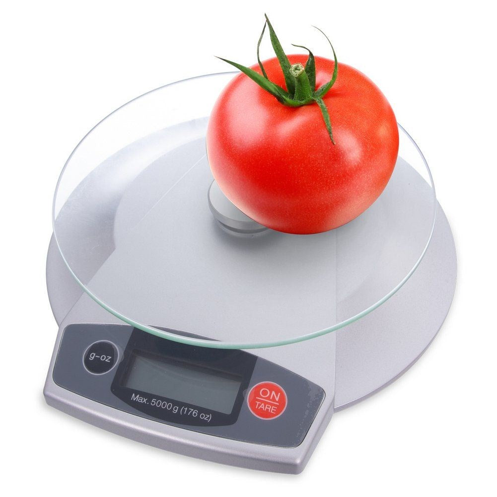 Glass kitchen scale electronic 5 kg