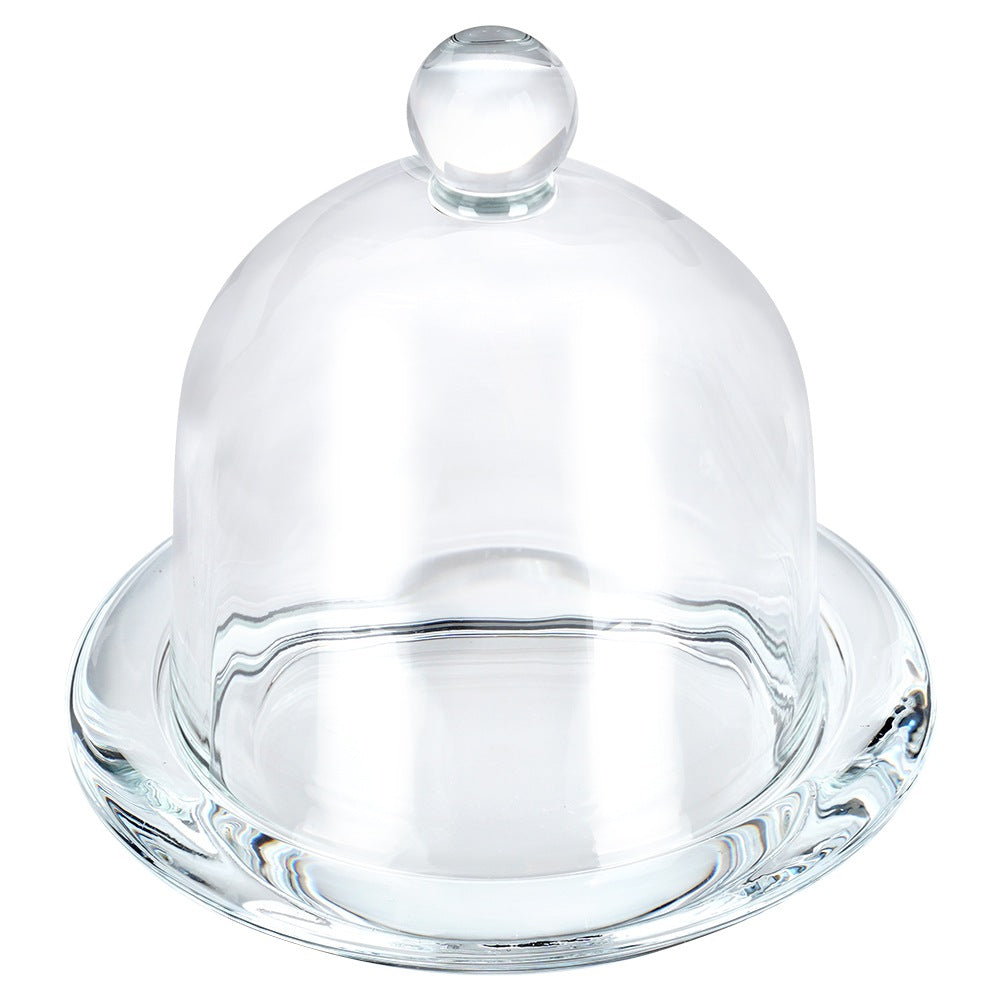 Glass lemon container 9.5x9.5 cm