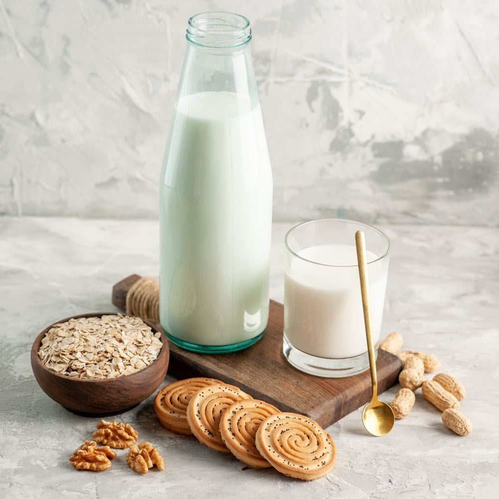 Glass milk bottle 1 l