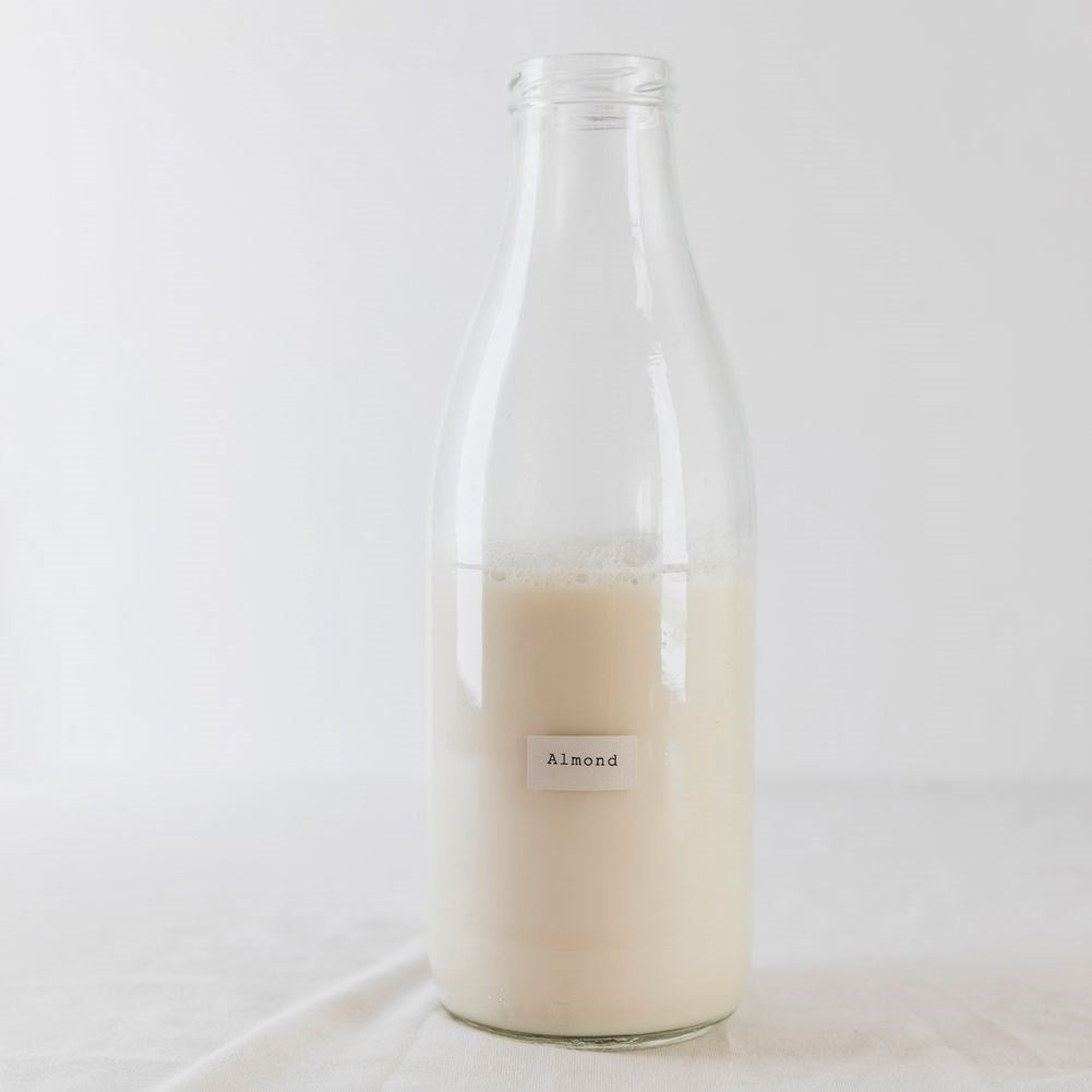 Glass milk bottle 1 l