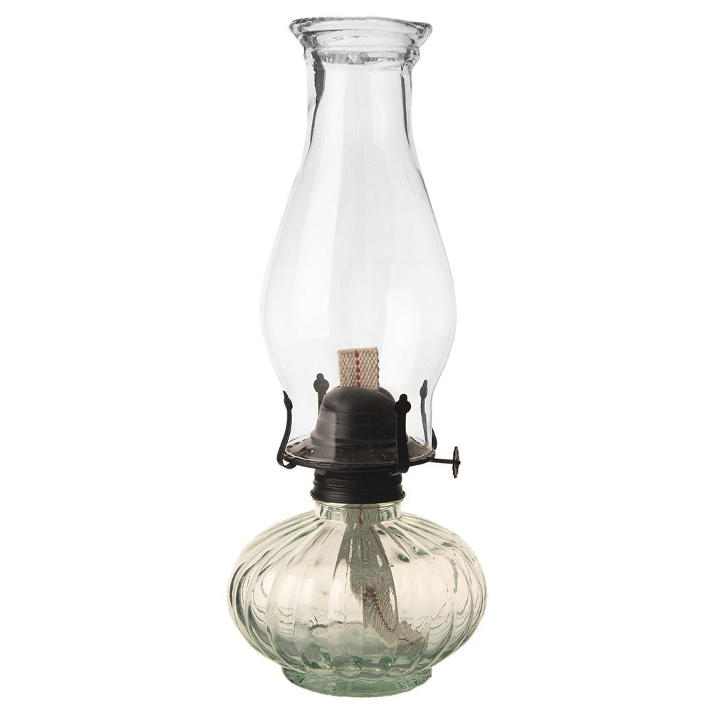 Glass oil lamp 550 ml, 32.5 cm