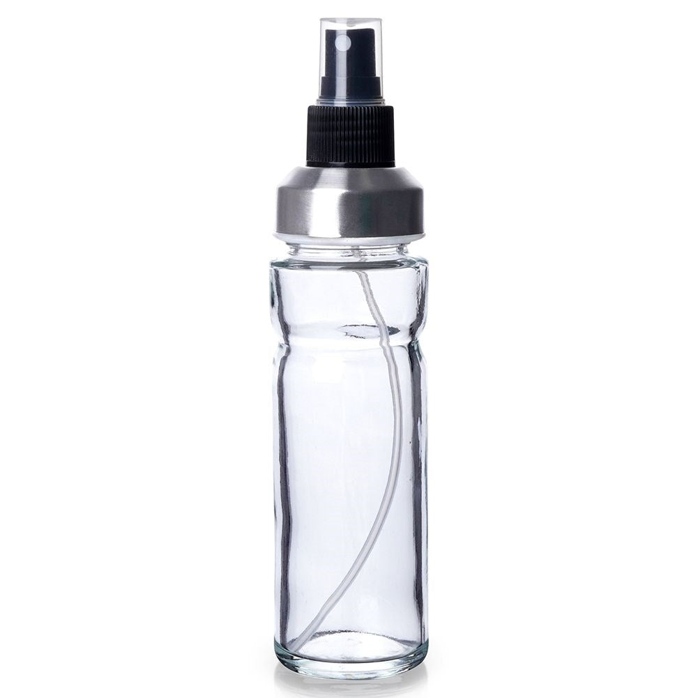 Glass oil mister for even oil distribution when cooking
