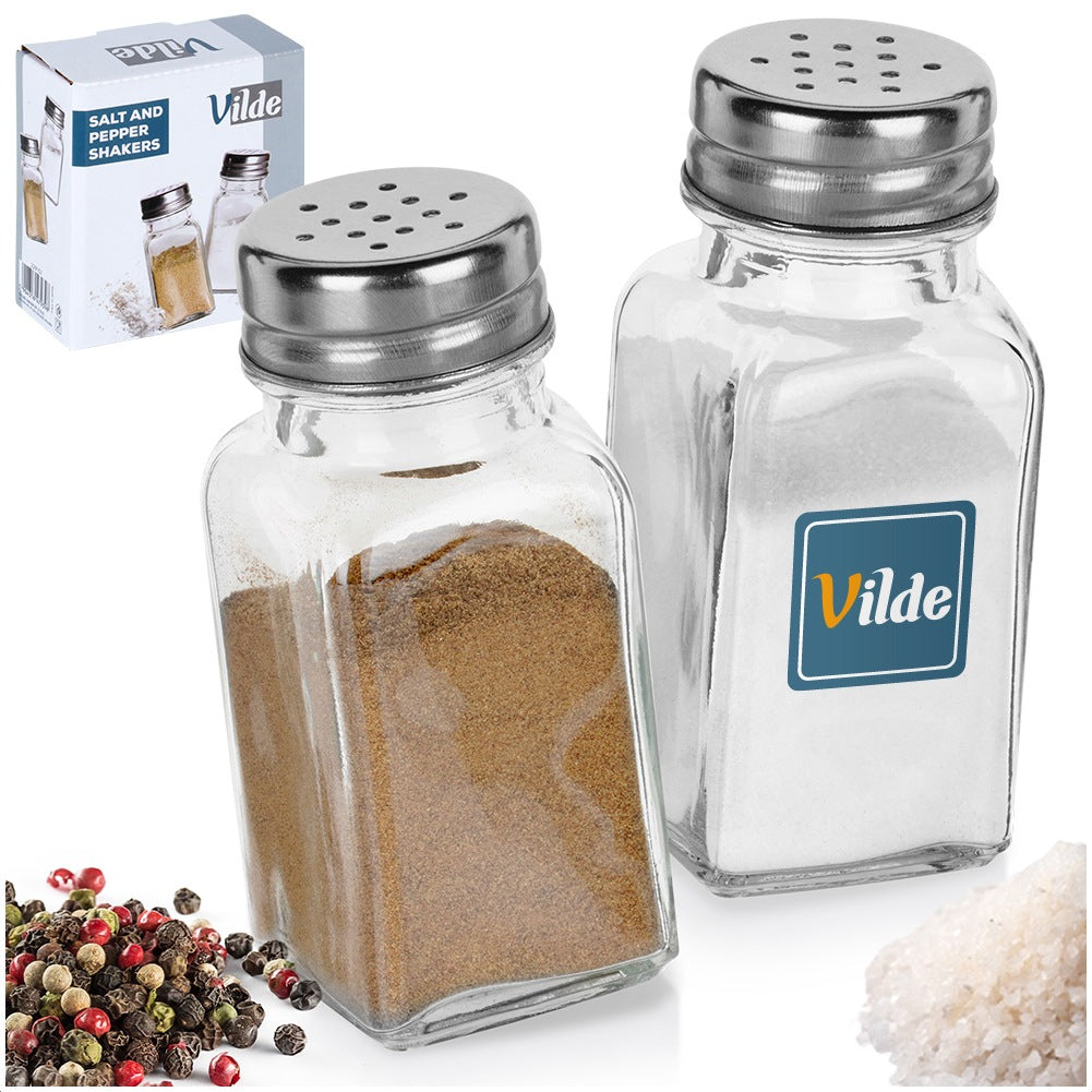 Glass salt and pepper shaker 80 ml 2 pcs.