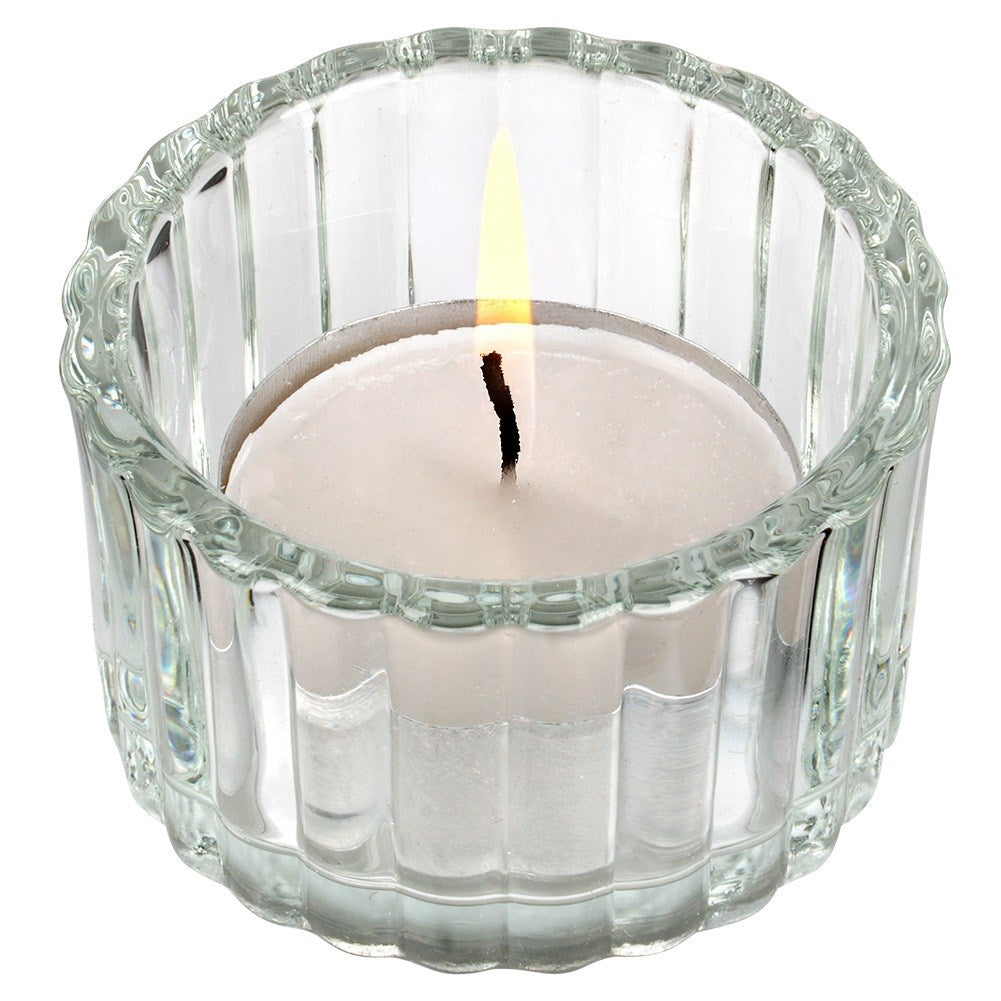 Glass tealight holder 5.7 cm 2 pcs.