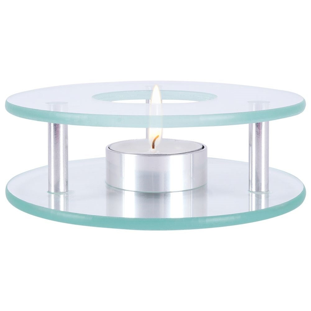 Glass tea warmer for tealight candles - perfect for teapots