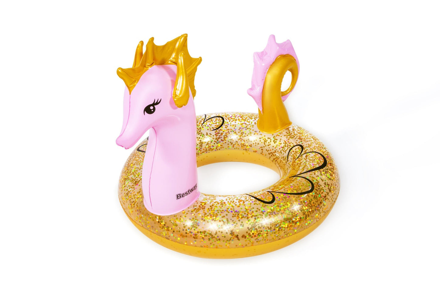 Glitter Seahorse Swim Ring