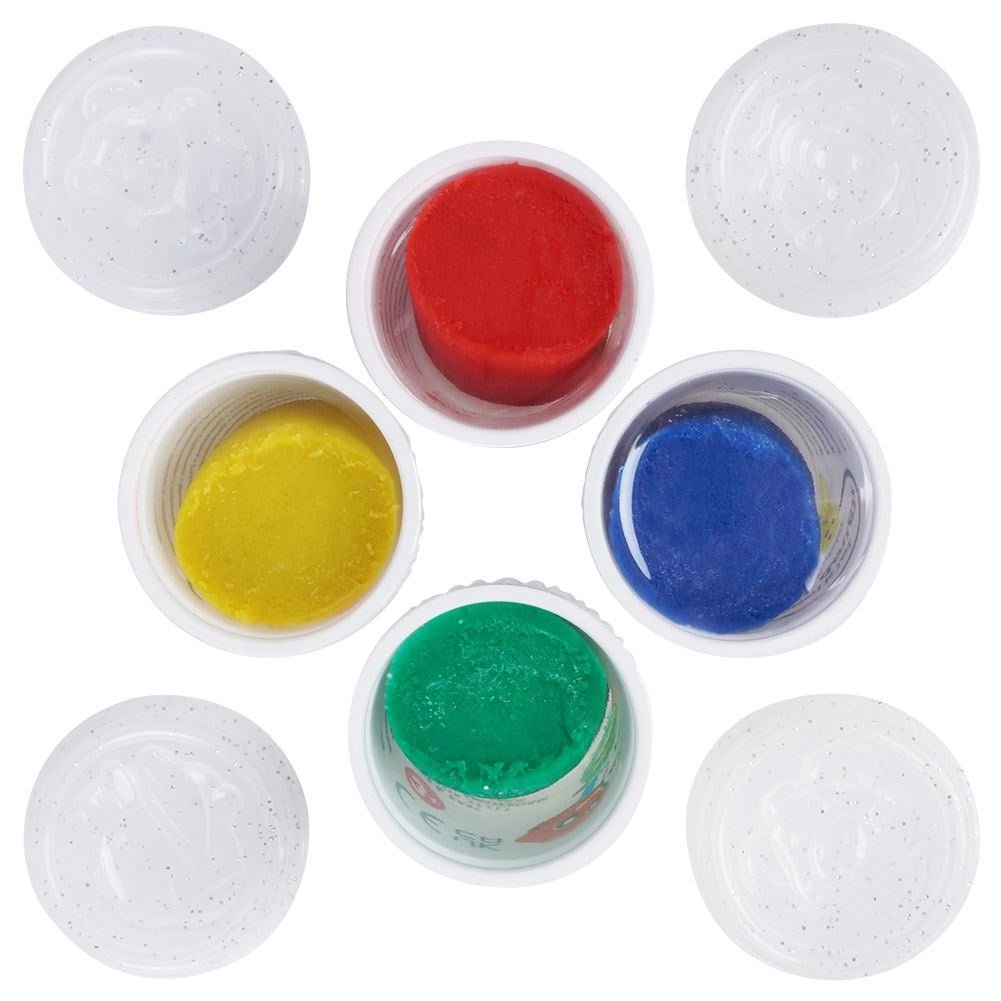 Glitter modelling clay figures 4 pcs.