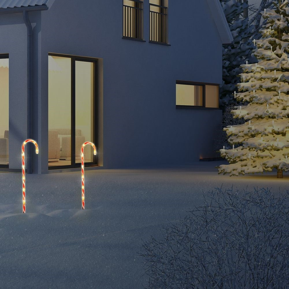 Glowing Christmas sticks: 5-pack with 40 LED lights