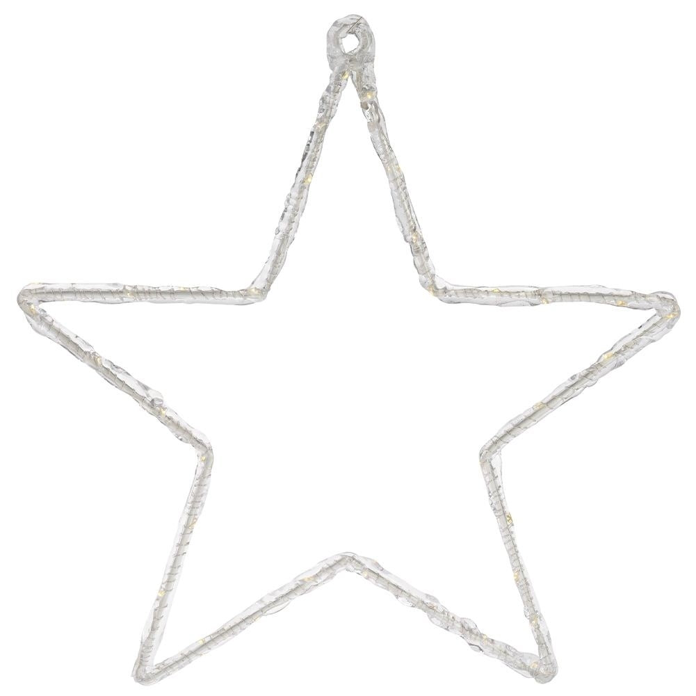 Glowing star with 36 LED lights for Christmas decoration