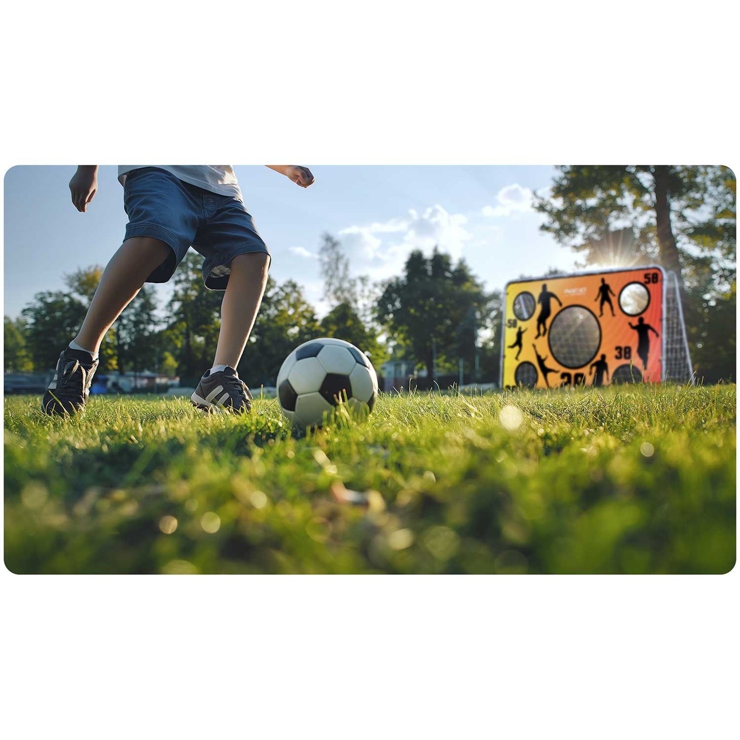 Goalkeeper mat for soccer goals Neo-Sport 215 x 150 cm