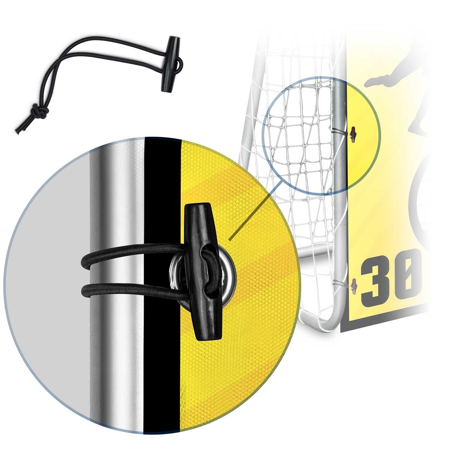 Goalkeeper mat for soccer goals Neo-Sport 215 x 150 cm