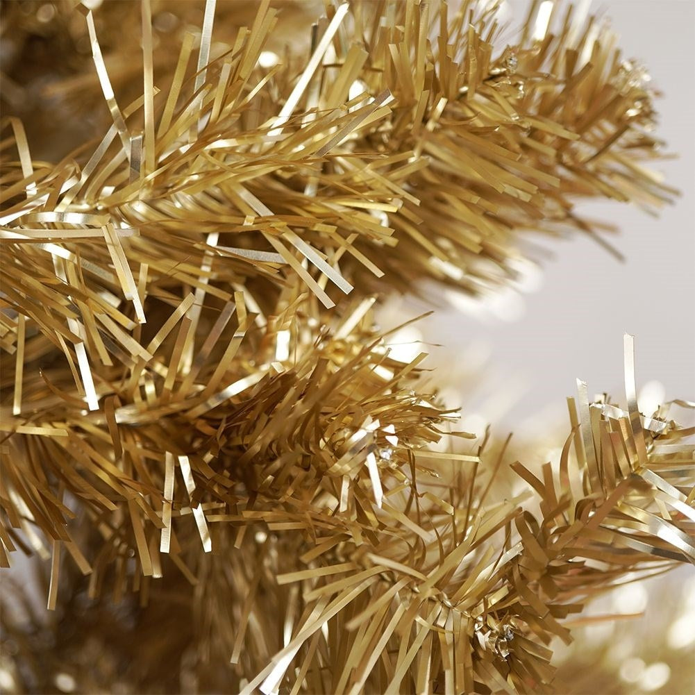 Gold Artificial Christmas Tree 120 cm - Stable and Impressive