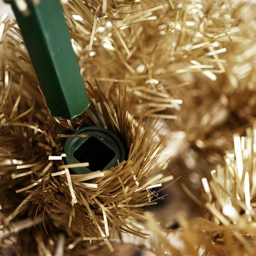 Gold Artificial Christmas Tree 120 cm - Stable and Impressive
