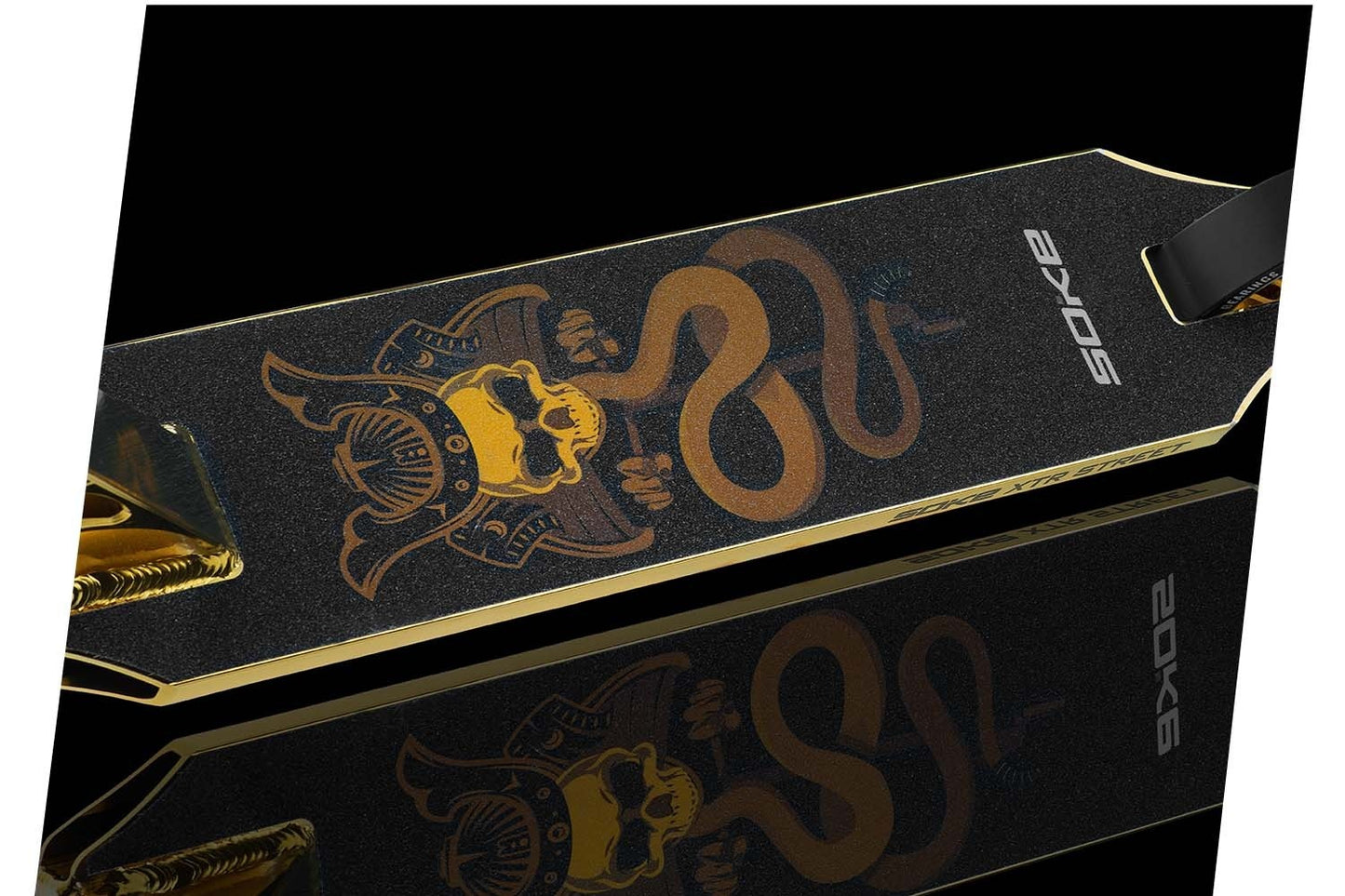 Gold Colored SOKE XTR Street Trick Scooter