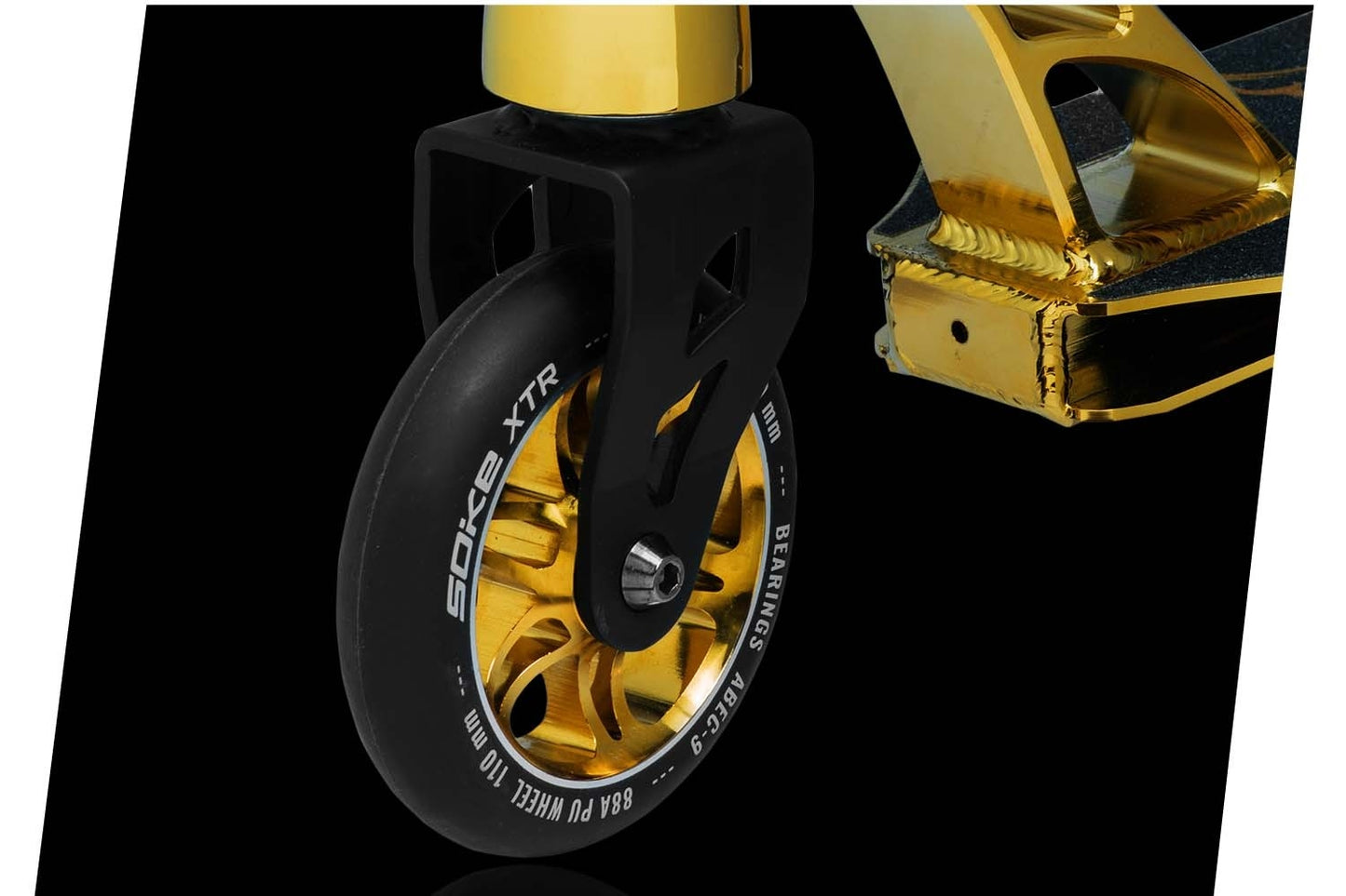 Gold Colored SOKE XTR Street Trick Scooter