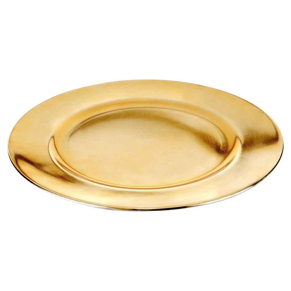 Gold Decorative Charger Plate, 33 cm Round