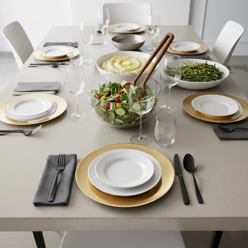 Gold Decorative Charger Plate, 33 cm Round