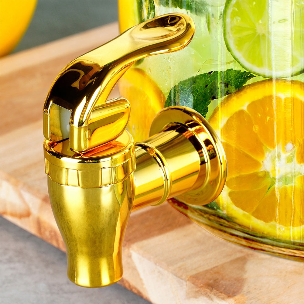 Gold Drink Jar Tap