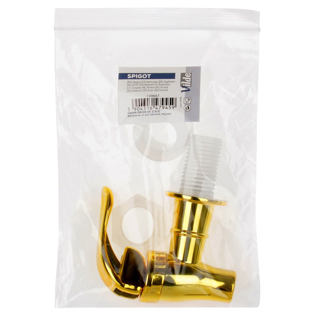 Gold Drink Jar Tap