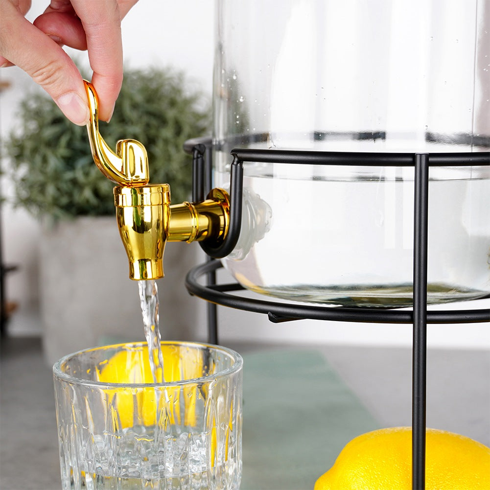 Gold Drink Jar Tap