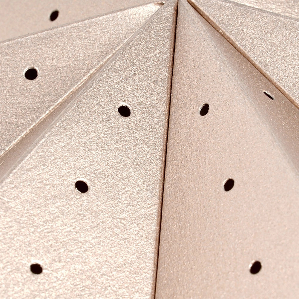 Gold Paper Star Decoration, 60 cm, Openwork Design