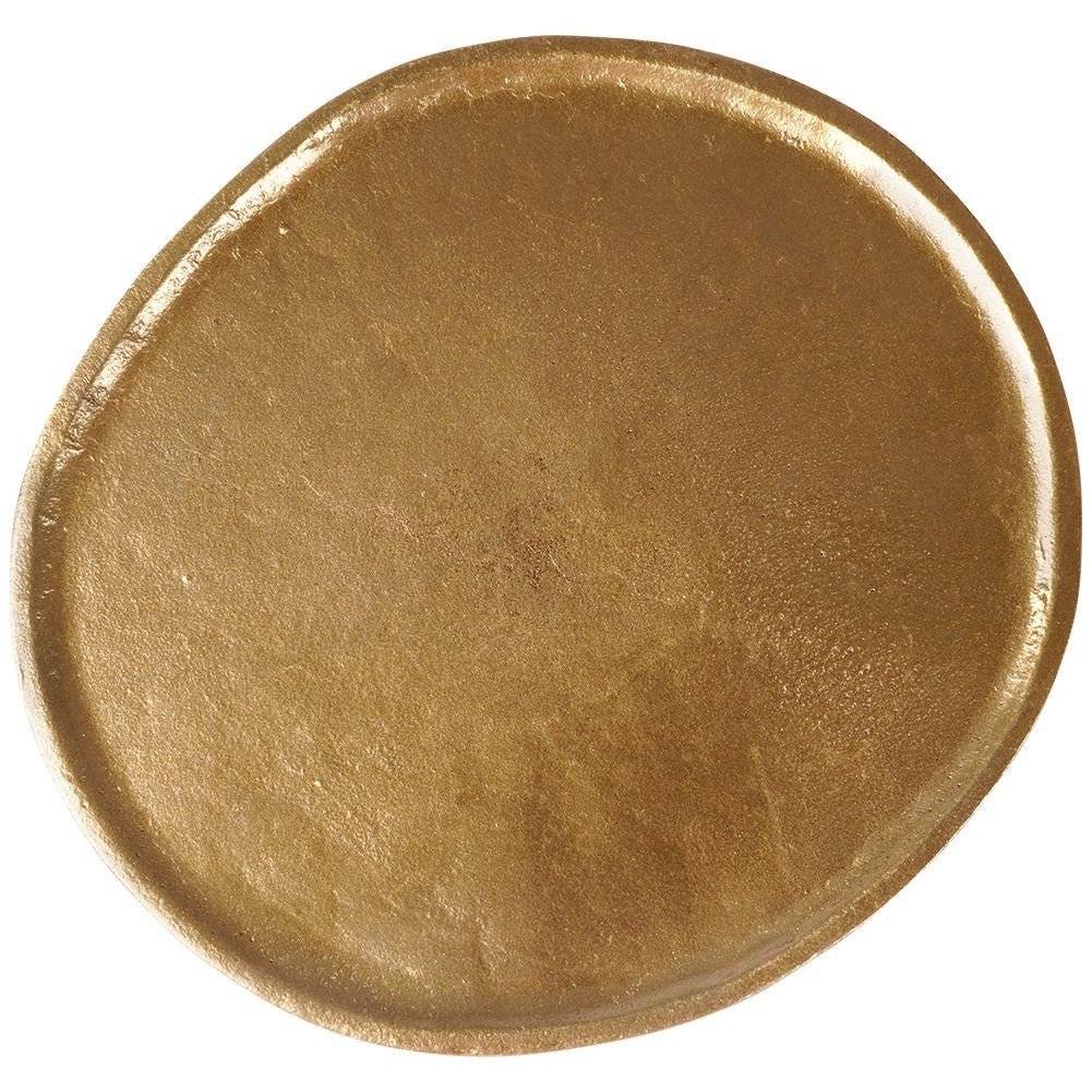 Golden Aluminum Coasters for Decorative Arrangements