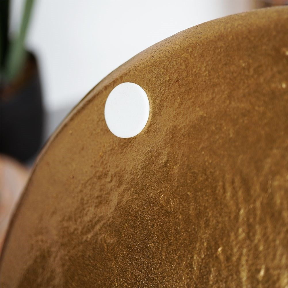 Golden Aluminum Coasters for Decorative Arrangements