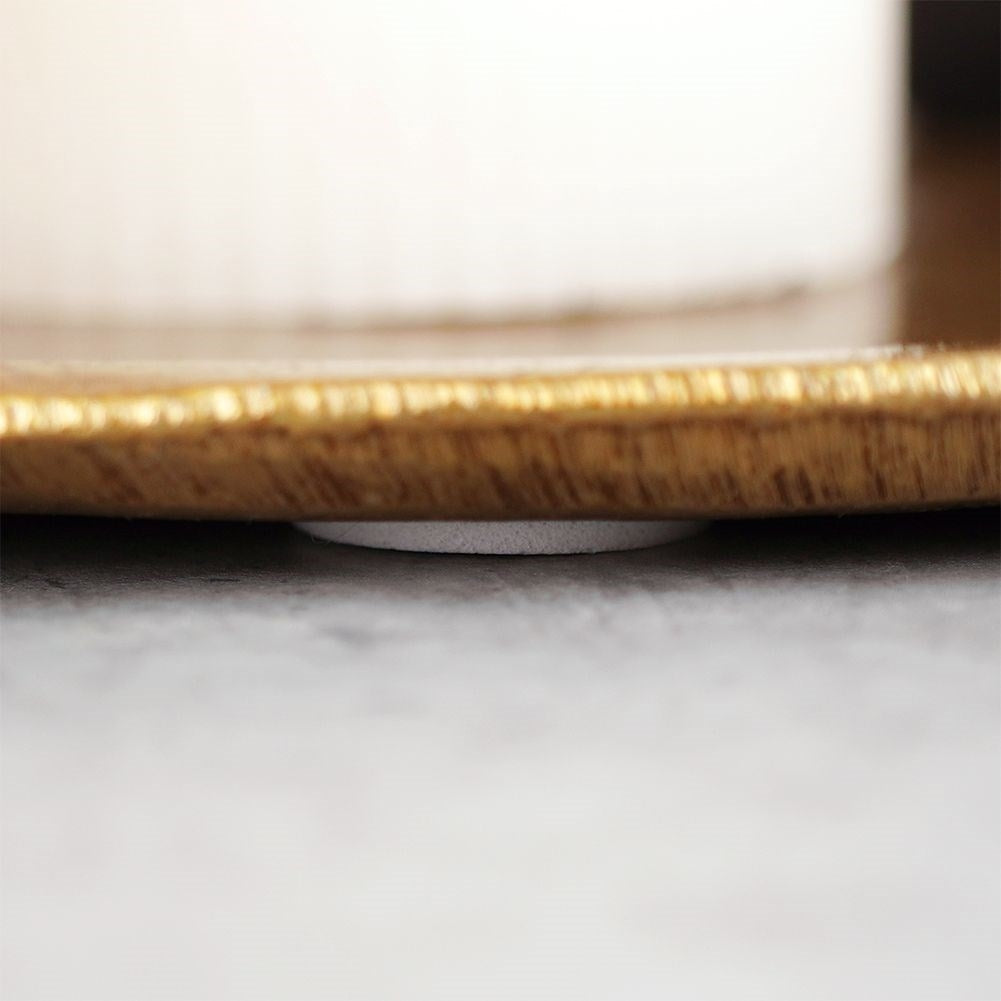 Golden Aluminum Coasters for Decorative Arrangements