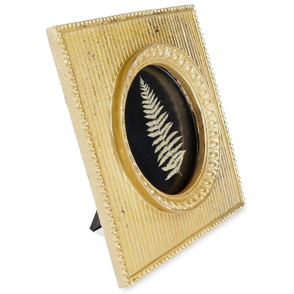 Golden Photo Frame 10x10 cm - Elegant Home Decoration