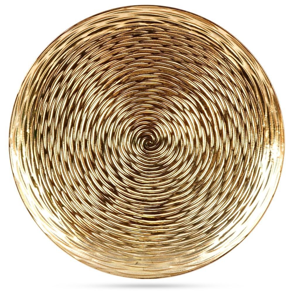 Golden coaster 33 cm - Glamorous and impressive
