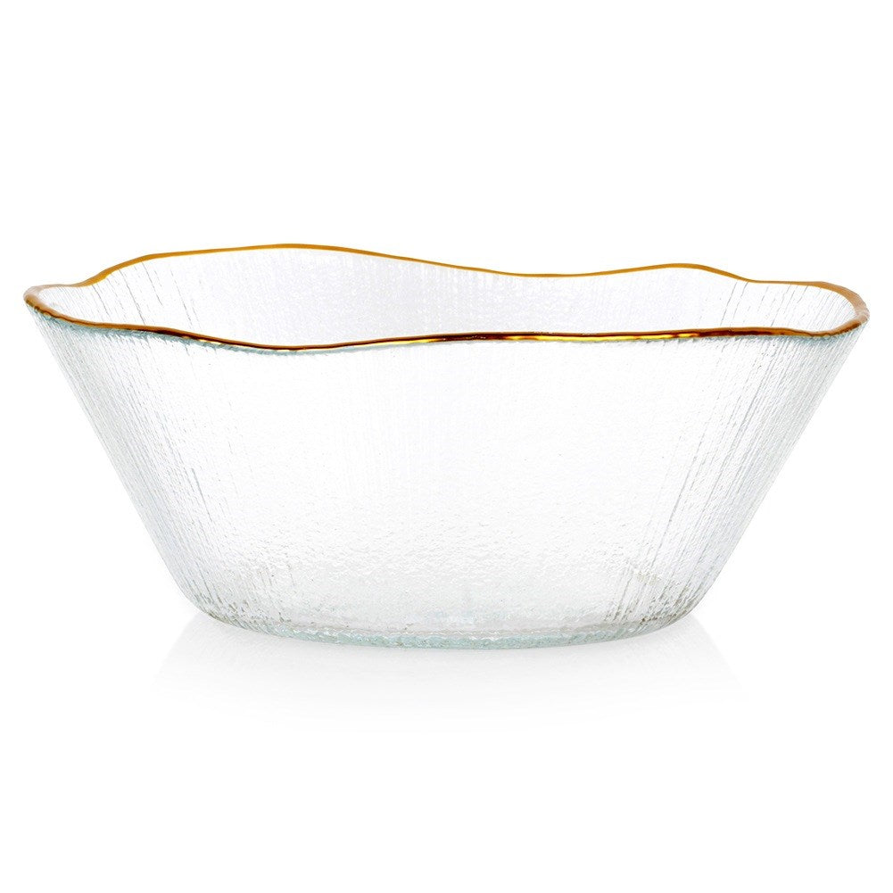 Gold glass bowl 15 cm, 500 ml