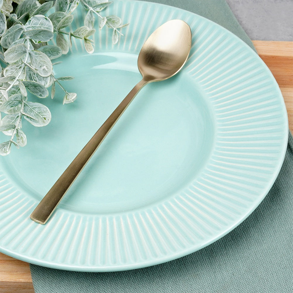 Gold steel cocktail spoons 4 pcs.