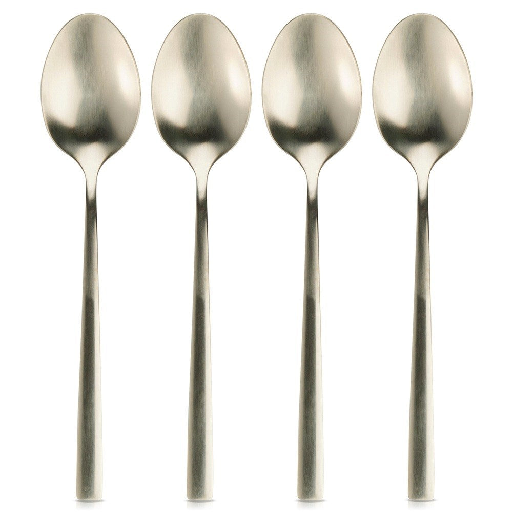 Gold steel tea spoons 4 pcs.