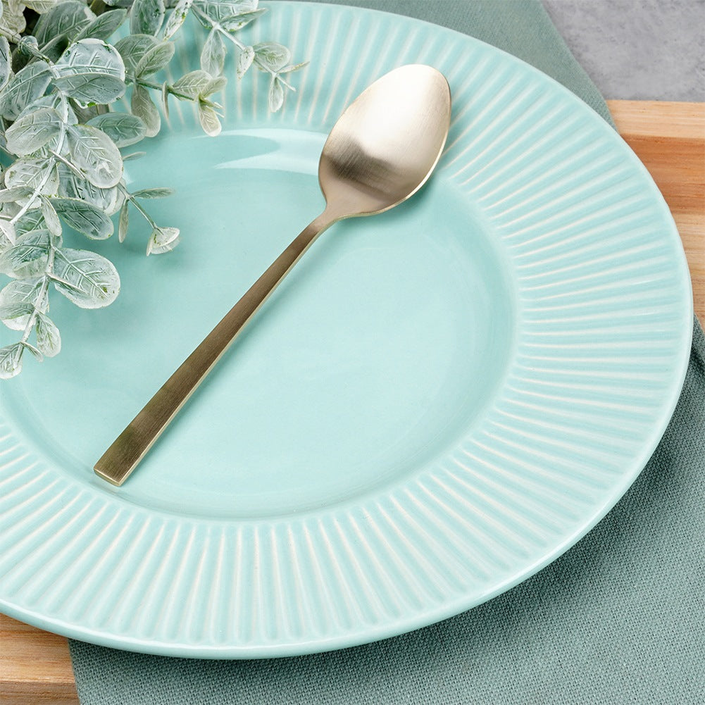 Gold steel tea spoons 4 pcs.